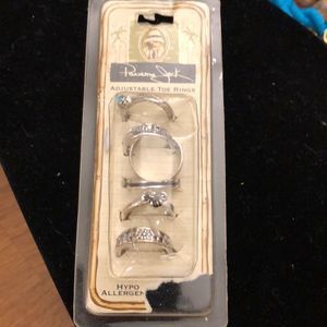 Six Panama Jack Toe Rings Adjustable